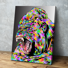 Load image into Gallery viewer, TECHNODROME1 Pop Art Canvas Prints | African American Wall Art | African Canvas Art |  Ape Rage Primal | Canvas Wall Art