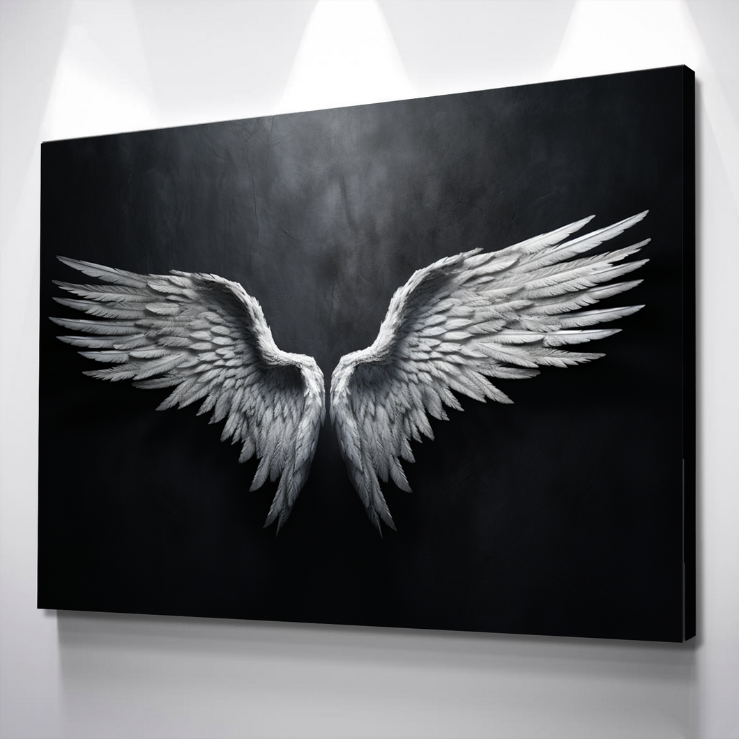 Angel Wings Graffiti Canvas Wall Art | Pop Art Wall Art