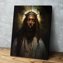 Load image into Gallery viewer, African American Wall Art | African Canvas Art | Canvas Wall Art | Black Jesus v3