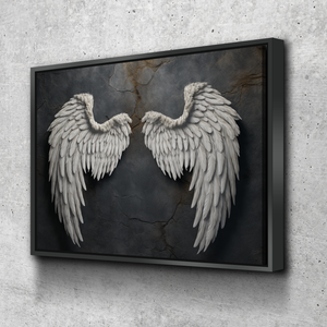Angel Wings Graffiti Canvas Wall Art | Pop Art Wall Art v2