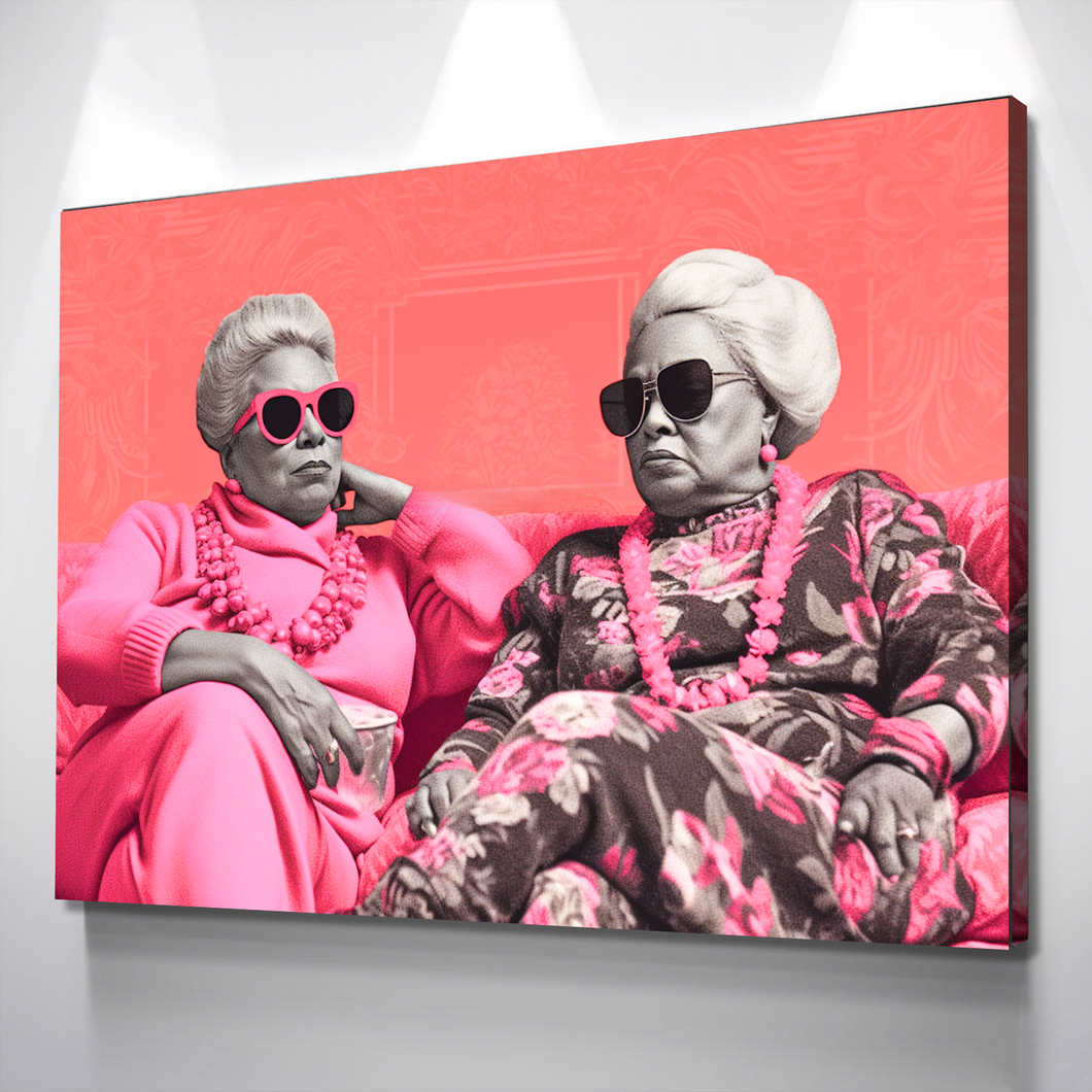 African American Wall Art | African Canvas Art | Canvas Wall Art | Your Cool Grandmas Black History Month Canvas Art