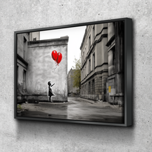 Load image into Gallery viewer, Banksy Prints | Banksy Canvas Art | Banksy Prints for Sale | BANKSY Balloon Girl There Is Always Hope Reproduction v2 | Canvas Wall Art