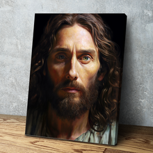 Load image into Gallery viewer, Jesus Christ Canvas Wall Art | Jesus Christ Picture Dark Background | Christian Canvas Wall Art