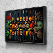 Load image into Gallery viewer, Kitchen Wall Art | Kitchen Canvas Wall Art | Kitchen Prints | Kitchen Artwork | Herbs and Spices v2