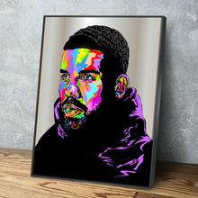 Load image into Gallery viewer, TECHNODROME1 Pop Art Canvas Prints | African American Wall Art | African Canvas Art | Do Right and Kill Everything D.R.A.K.E Champagne Papi Scorpion Hip Hop Art | Canvas Wall Art