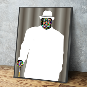 TECHNODROME1 Pop Art Canvas Prints | African American Wall Art | African Canvas Art | Notorious Frank White Biggie Rap Legend Hip Hop Art | Canvas Wall Art