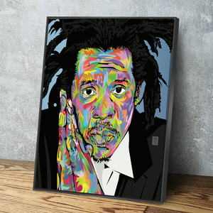 TECHNODROME1 Pop Art Canvas Prints | African American Wall Art | African Canvas Art | Jigga Jay Z Dot Carter Hip Hop Art | Canvas Wall Art