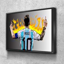 Load image into Gallery viewer, TECHNODROME1 Pop Art Canvas Prints | African American Wall Art | African Canvas Art |  Messi Soccer Legend | Canvas Wall Art
