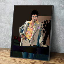Load image into Gallery viewer, TECHNODROME1 Pop Art Canvas Prints | African American Wall Art | African Canvas Art |  Scarface Tony Pacino Miami  | Canvas Wall Art