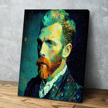 Load image into Gallery viewer, Van Gogh Abstract Self Portrait Print | Van Gogh Prints | Canvas Wall Art