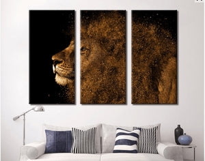 African Lion Wall Art | Canvas Print | Wall Decor