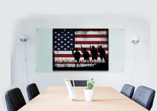 Load image into Gallery viewer, Honor Courage Country American Flag Wall Art Canvas