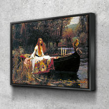Load image into Gallery viewer, The Lady Of Shalott by John William Waterhouse Art Print Portrait Vintage Poster Canvas Wall Art Décor Gift
