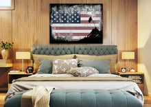 Load image into Gallery viewer, Raising the Flag on Iwo Jima Multi Panel Canvas Wall Art Painting Decor