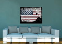 Load image into Gallery viewer, Raising the Flag on Iwo Jima Multi Panel Canvas Wall Art Painting Decor