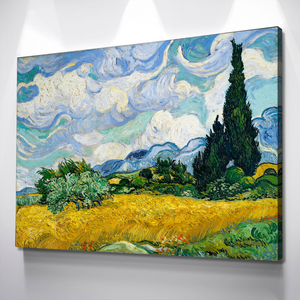 Vincent Van Gogh Wheat Field Print | Van Gogh Prints | Canvas Wall Art
