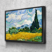 Load image into Gallery viewer, Vincent Van Gogh Wheat Field Print | Van Gogh Prints | Canvas Wall Art