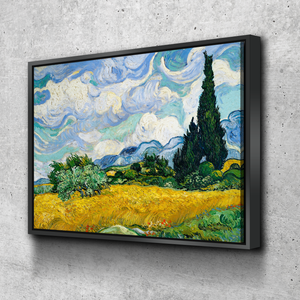 Vincent Van Gogh Wheat Field Print | Van Gogh Prints | Canvas Wall Art