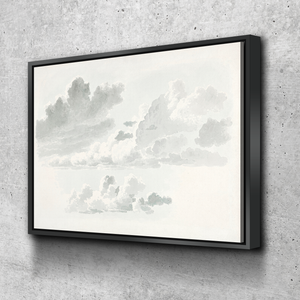 Wolkenstudies (cloud study) by Joseph August Knip Vintage Poster Canvas Wall Art Décor Gift