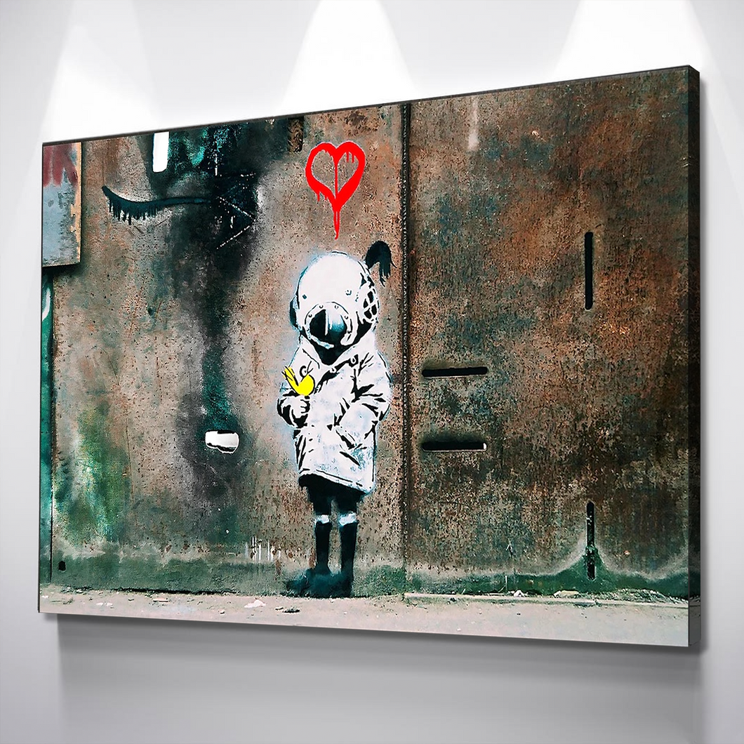 Banksy Prints | Banksy Canvas Art | Banksy Prints for Sale | Space Girl and Bird Reproduction | Canvas Wall Art