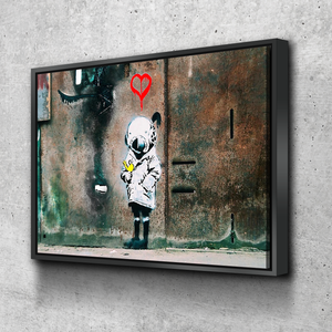 Banksy Prints | Banksy Canvas Art | Banksy Prints for Sale | Space Girl and Bird Reproduction | Canvas Wall Art
