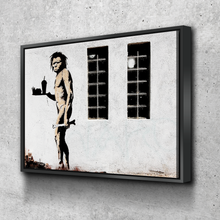 Load image into Gallery viewer, Banksy Prints | Banksy Canvas Art | Banksy Prints for Sale | BANKSY Caveman Reproduction | Canvas Wall Art