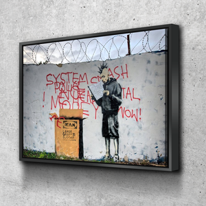 Banksy Prints | Banksy Canvas Art | Banksy Prints for Sale | Banksy Iaek Punk