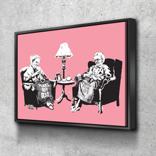 Load image into Gallery viewer, Banksy Prints | Banksy Canvas Art | Banksy Prints for Sale | Grannies Reproduction | Canvas Wall Art