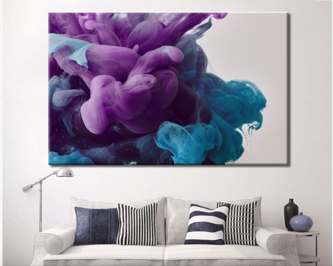 Abstract Ink Wall Canvas Art