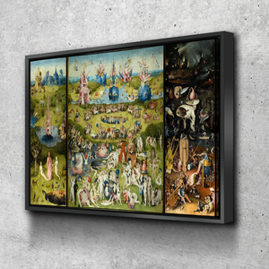 Garden of Earthly Delights | Hieronymus Bosch | Print Poster Canvas Wall Art Reproduction