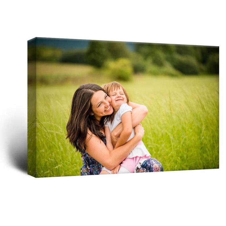 Valentines Day Gift for Him and Her | Personalized Photo to Print Canvas Wall Art