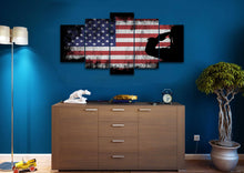 Load image into Gallery viewer, The Pilot Salute - Army Rangers- Military Art- Rustic American Flag- Patriotic Wall Art- Navy Seals- Army Wall Decor- US Marines