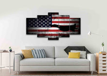 Load image into Gallery viewer, Navy Army Fighter Pilot #1 - Jet - Military Art- Rustic American Flag- Patriotic Wall Art- Airplane- Navy Pilot Wall Decor-