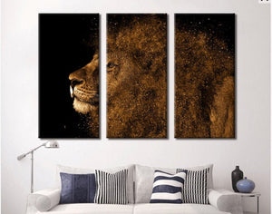 African Lion, Lion wall art, Wall art, Lion canvas print, Lion print, Lion art Room Decoration, Lion wall Decor, Lion Home Art, Gift for Her