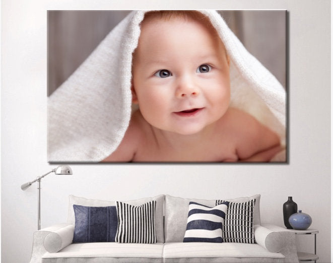 Godparent Gift Personalized Canvas Wall Art Custom Canvas Print