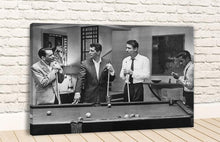 Load image into Gallery viewer, Sinatra Poster | Rat Pack Poster |  Rat Pack Playing Pool Canvas Wall Art