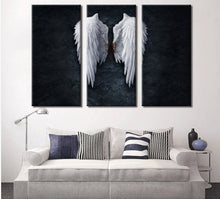 Load image into Gallery viewer, Banksy Prints | Banksy Canvas Art | Banksy Prints for Sale | Banksy Angel Wings BW
