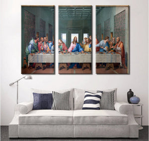 Last Supper Picture | Christian Canvas Wall Art| Canvas Wall Art Poster Print |