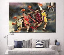 Load image into Gallery viewer, Lebron Poster | Evolution of Lebron Canvas Wall Art