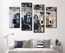 Load image into Gallery viewer, Banksy Prints | Banksy Canvas Art | Banksy Prints for Sale | Graffiti Canvas Art | 3 Wise Monkeys Banksy Reproduction