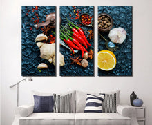 Load image into Gallery viewer, Kitchen Wall Art | Kitchen Canvas Wall Art | Kitchen Prints | Kitchen Artwork | Aroma Spices
