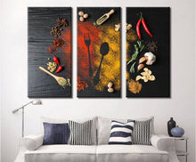 Load image into Gallery viewer, Kitchen Wall Art | Kitchen Canvas Wall Art | Kitchen Prints | Kitchen Artwork | Spices