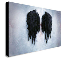 Load image into Gallery viewer, BANKSY Style Angel Wings Banksy Print Banksy Poster Banksy Art Wall Art Ready to Hang Canvas WB