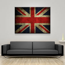 Load image into Gallery viewer, Union Jack - Canvas Wall Art Framed Print - Various Sizes