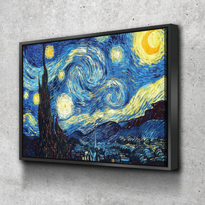 Starry Night Poster | Starry Night Canvas | Van Gogh Starry Night Print