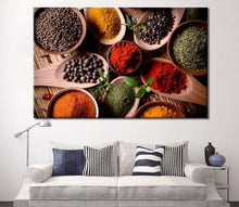 Load image into Gallery viewer, Kitchen Wall Art Kitchen Canvas Spices #2 Ready to Hang Wall Decor