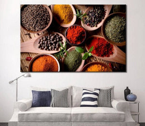 Kitchen Wall Art Kitchen Canvas Spices #2 Ready to Hang Wall Decor