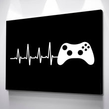 Load image into Gallery viewer, Gamer Life - Video Gamer Decor - Gamer Wall Art Poster Canvas Wall Art Ready to Hang Various Sizes