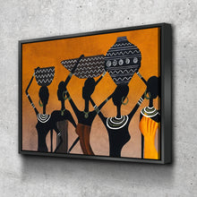Load image into Gallery viewer, African Wall Art | African Canvas Art | Canvas Wall Art | African Women w/ Water Pot