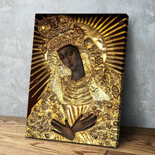 Load image into Gallery viewer, Black Madonna Poland Our Lady of Grace Of The Gate of Dawn Mother Of Mercy Canvas Wall Art Portrait Print